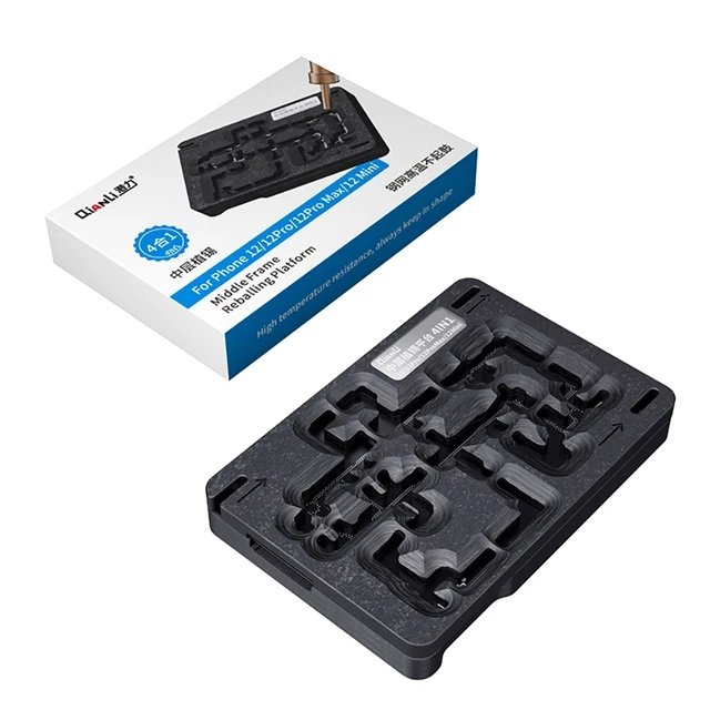 Qianli Motherboard Middle Layer Fixture Board 3D Reballing Stencil Plant Tin Phone Repair for Phone X XS 11 12 13 14Pro Max 15