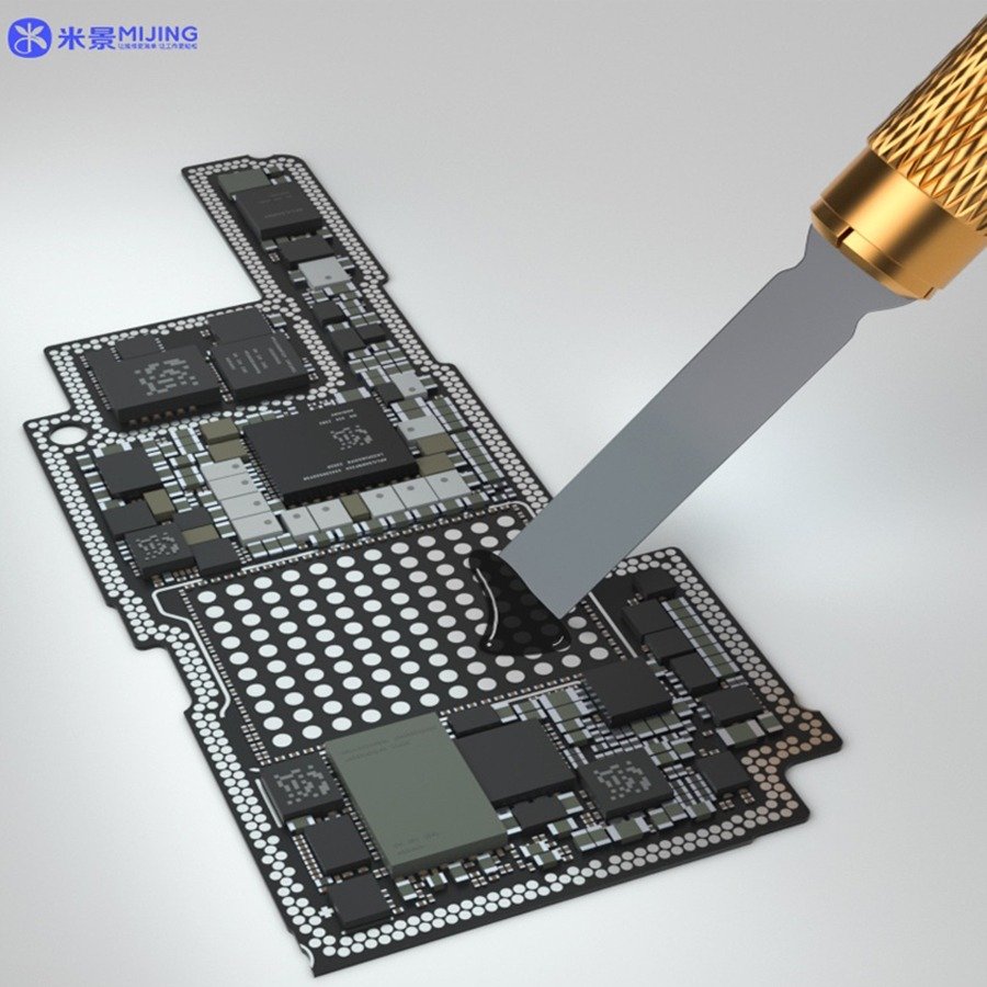 Mijing Knife Mobile Phone Motherboard BGA Chip Remove Repair Tool Pry IC Chip CPU Remover Glue Cleaner Disassembly Repair Tools