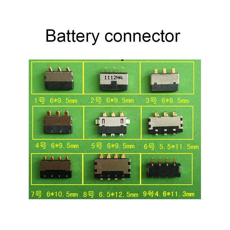 Smartphone battery holder universal redmi note4X contact power connector S5 battery contact contacts