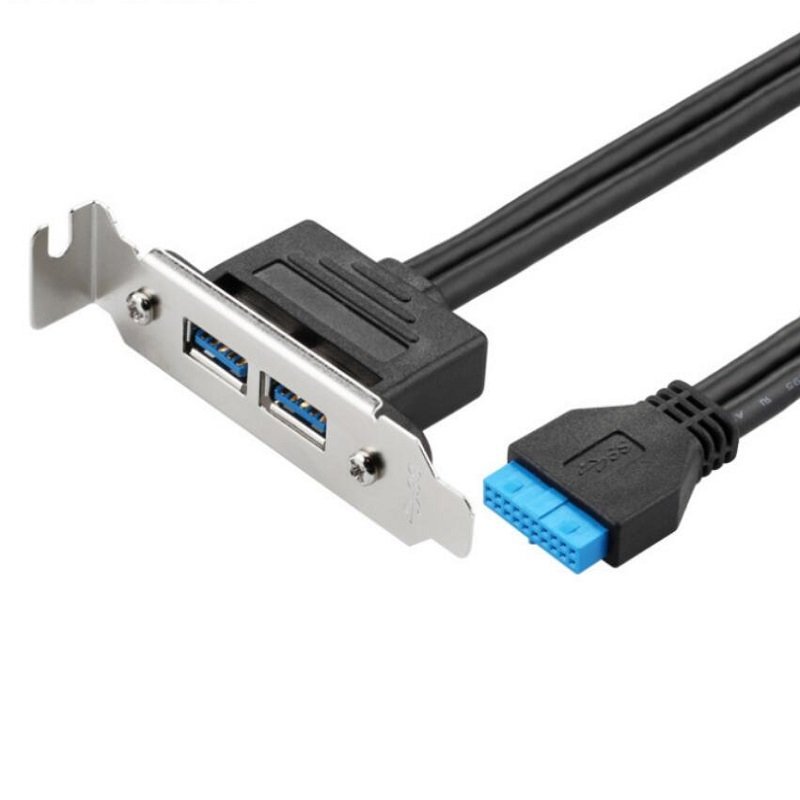 usb 3.0 motherboard front panel mount cable 3.0 usb 20pin female to 2 usb 3.0 a female adapter cable