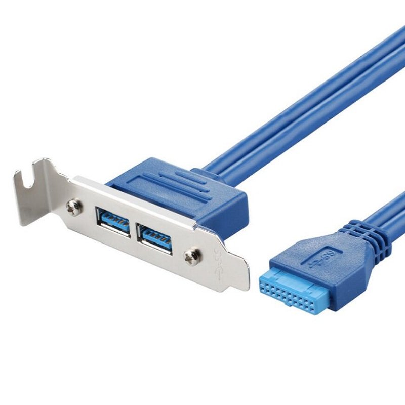 usb 3.0 motherboard front panel mount cable 3.0 usb 20pin female to 2 usb 3.0 a female adapter cable