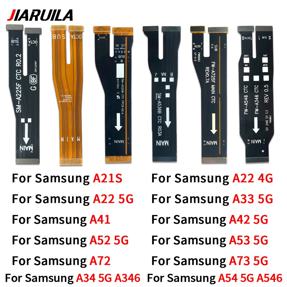 Main Board Flex Motherboard Connector LCD Display Flex Main Flex For Samsung A33 A34 A41 A42 A52 A53 A54 A72 A73 A55 A15 A25 5G
