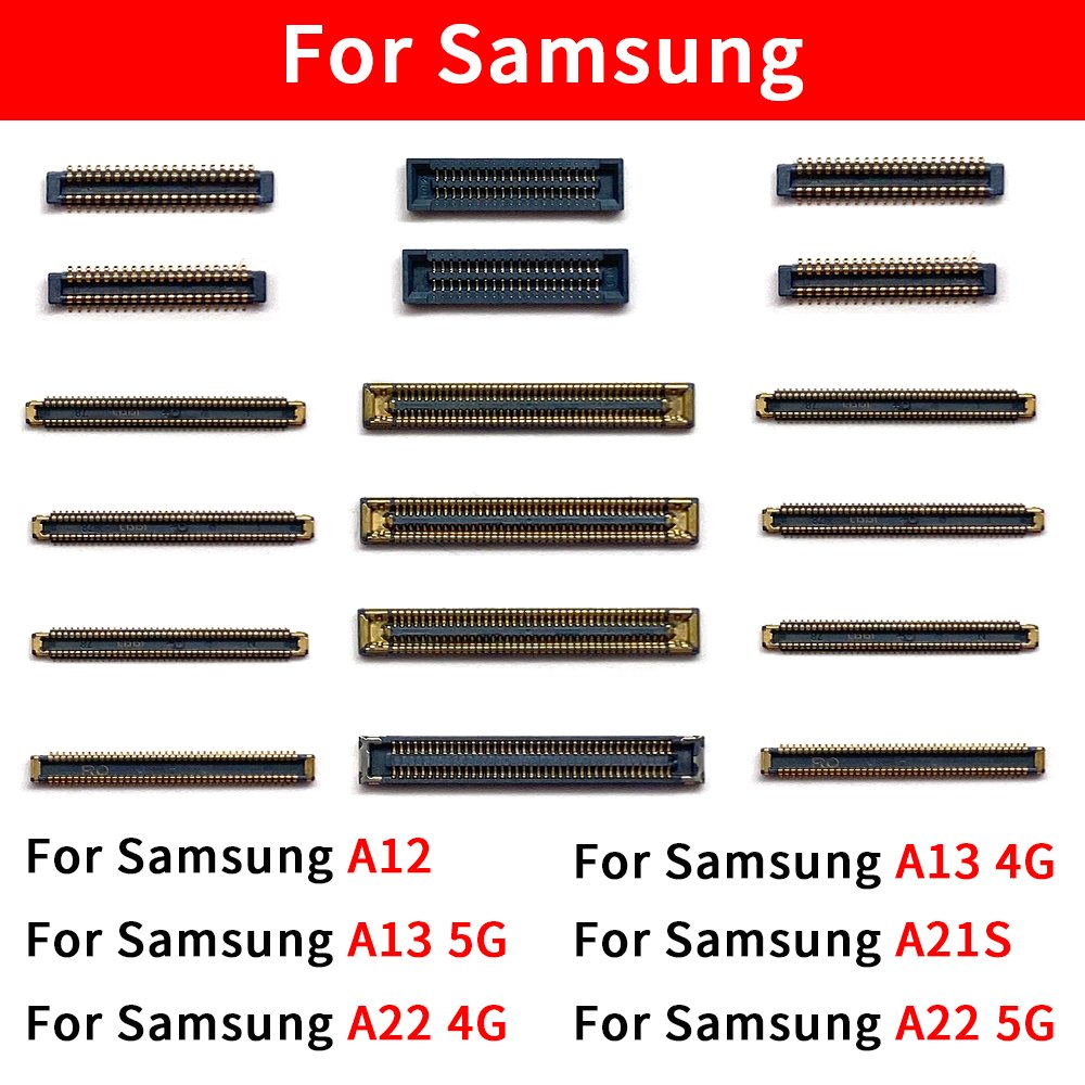 Mobile Phone Spare Parts Motherboard LCD Display FPC Connector For Samsung A12 A13 4G 5G A21S A22 4G LCD connect Board Flex