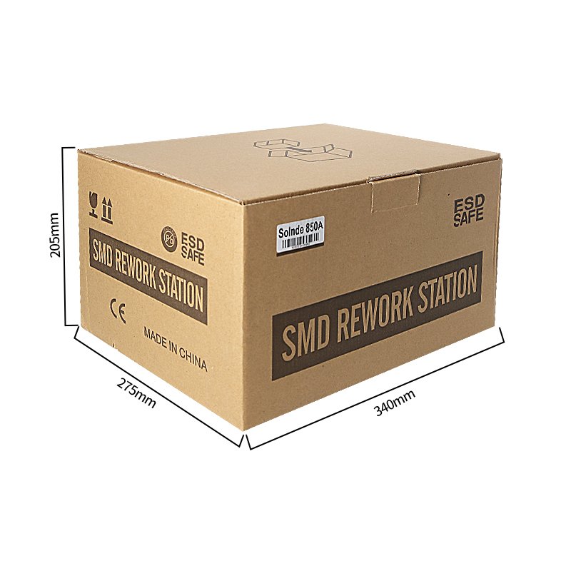 858A Rework Station Hot Air Gun Soldering Station with Heater SMD Solder Station Phone Motherboard Repair