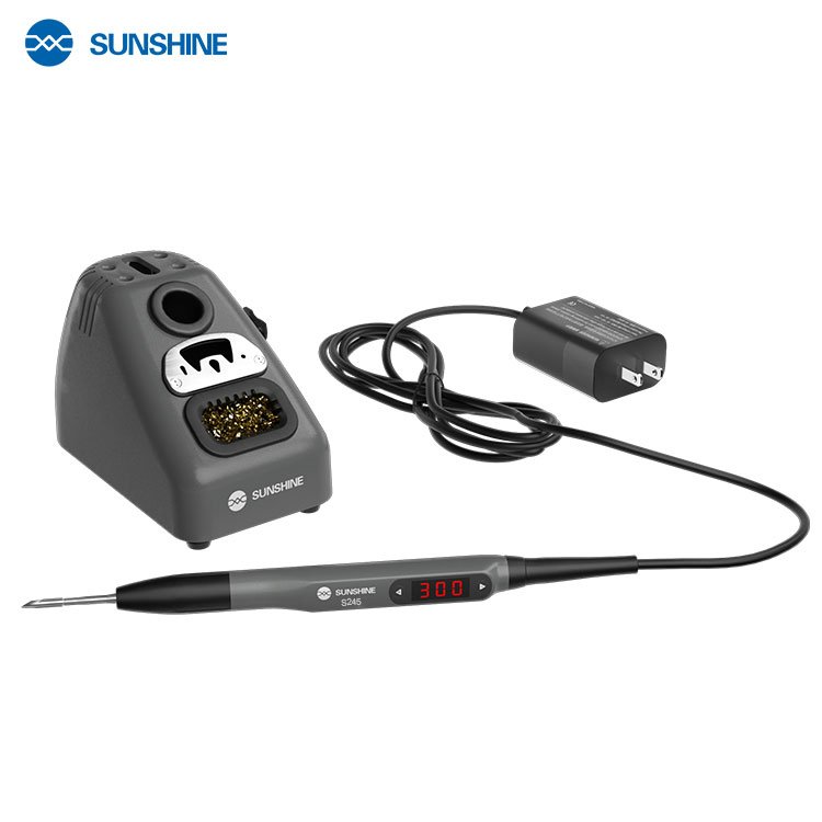 SUNSHINE S245 110W Smart Portable Soldering Iron for Mobile Phone Motherboard PCB Repair Welding Station Heat Pencil Tip Tools