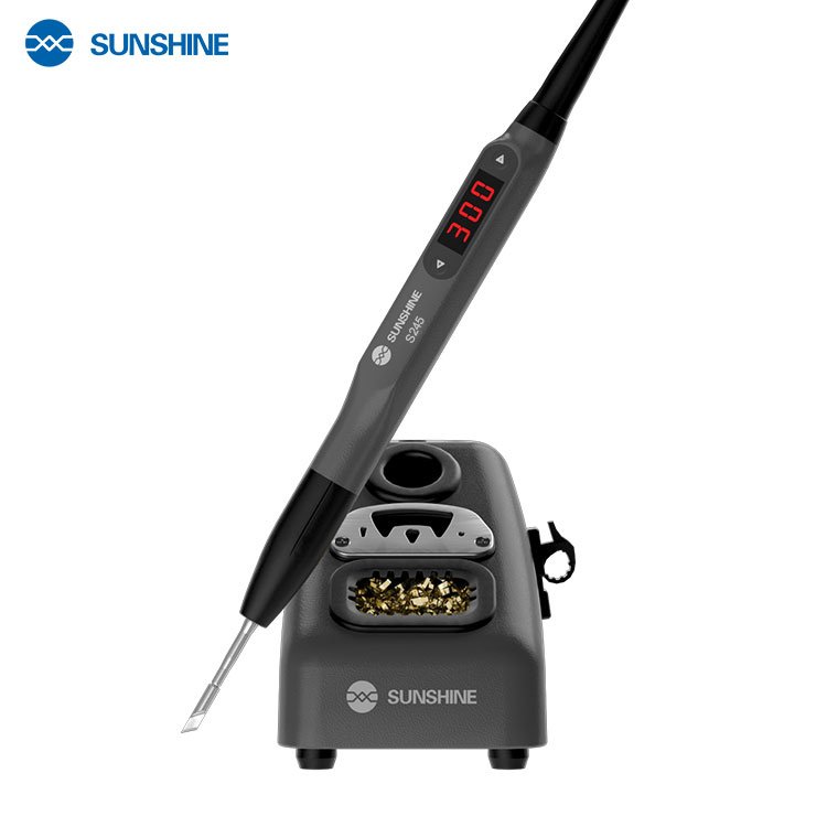 SUNSHINE S245 110W Smart Portable Soldering Iron for Mobile Phone Motherboard PCB Repair Welding Station Heat Pencil Tip Tools