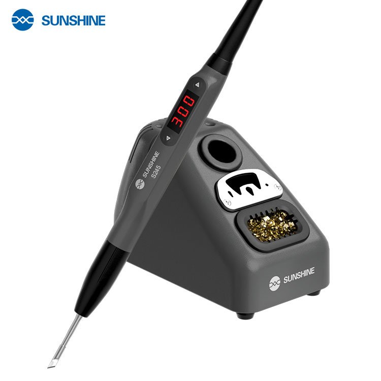 SUNSHINE S245 110W Smart Portable Soldering Iron for Mobile Phone Motherboard PCB Repair Welding Station Heat Pencil Tip Tools
