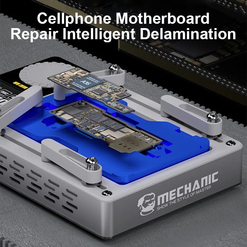 MECHANIC Heat Air Desoldering Station for Phone X-15PM Preheating Platform For Phone Motherboard Repair Degumming Station