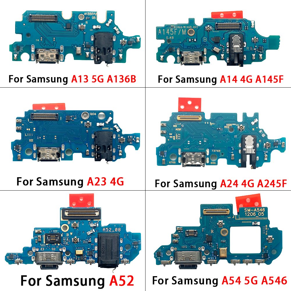 Mobile Phone Flex Cable charging port Phone Parts For Samsung A54 A53 A72 A52 A24 A34 A23 A21 A13 A14 A15A136B A145F A245F A146P