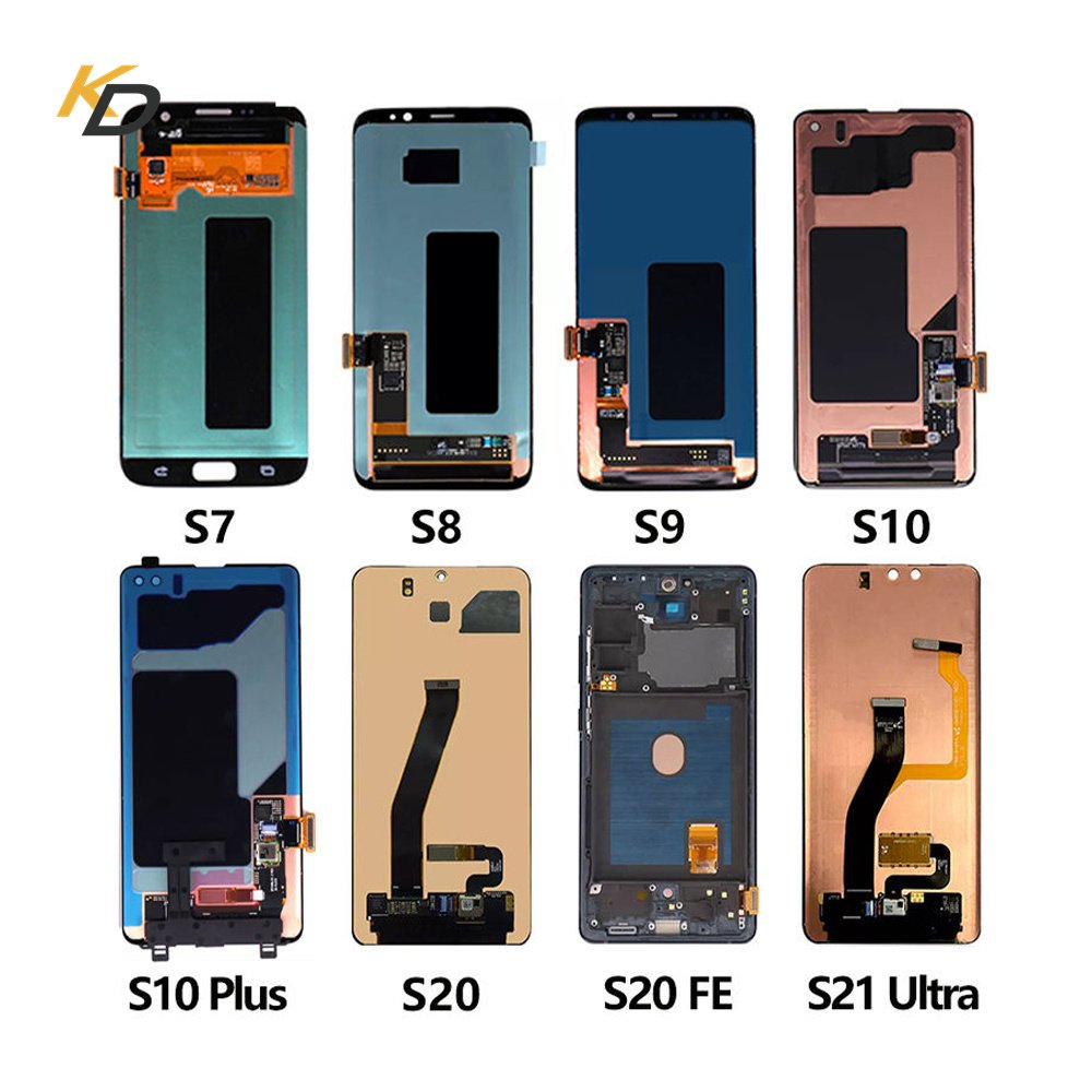 Phone LCD For Samsung Galaxy S7 S8 S9 edge Plus S10 S20 Plus S20U S21 S22 S23 Ultra Plus Note Mobile Phone Lcds