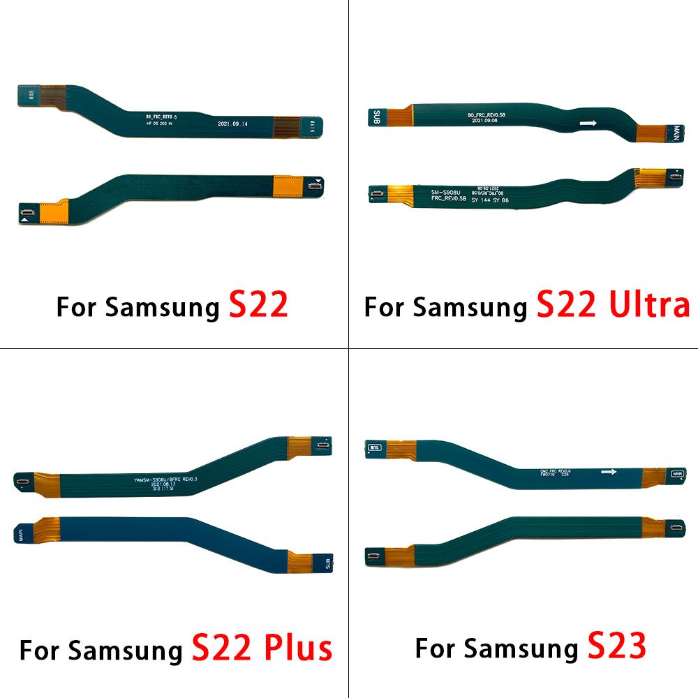LCD Display Flex Cable For Samsung S23 S22 Plus Ultra Main Flex Connector USB Board Connect WIFI Flex Replacement Parts