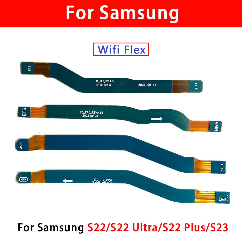 LCD Display Flex Cable For Samsung S23 S22 Plus Ultra Main Flex Connector USB Board Connect WIFI Flex Replacement Parts