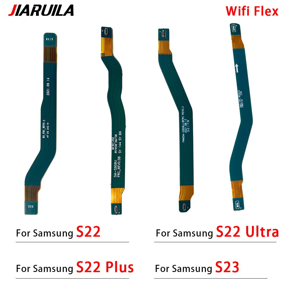 LCD Display Flex Cable For Samsung S23 S22 Plus Ultra Main Flex Connector USB Board Connect WIFI Flex Replacement Parts