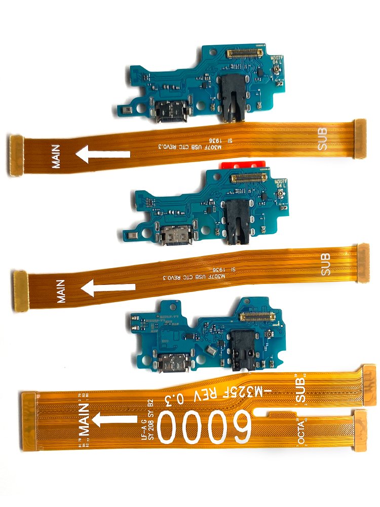 Mobile Phone Flex Cable Dock Connector Motherboard Flex USB Charging Port For SamsungM21 M31 M32 M325F conector de carga celular