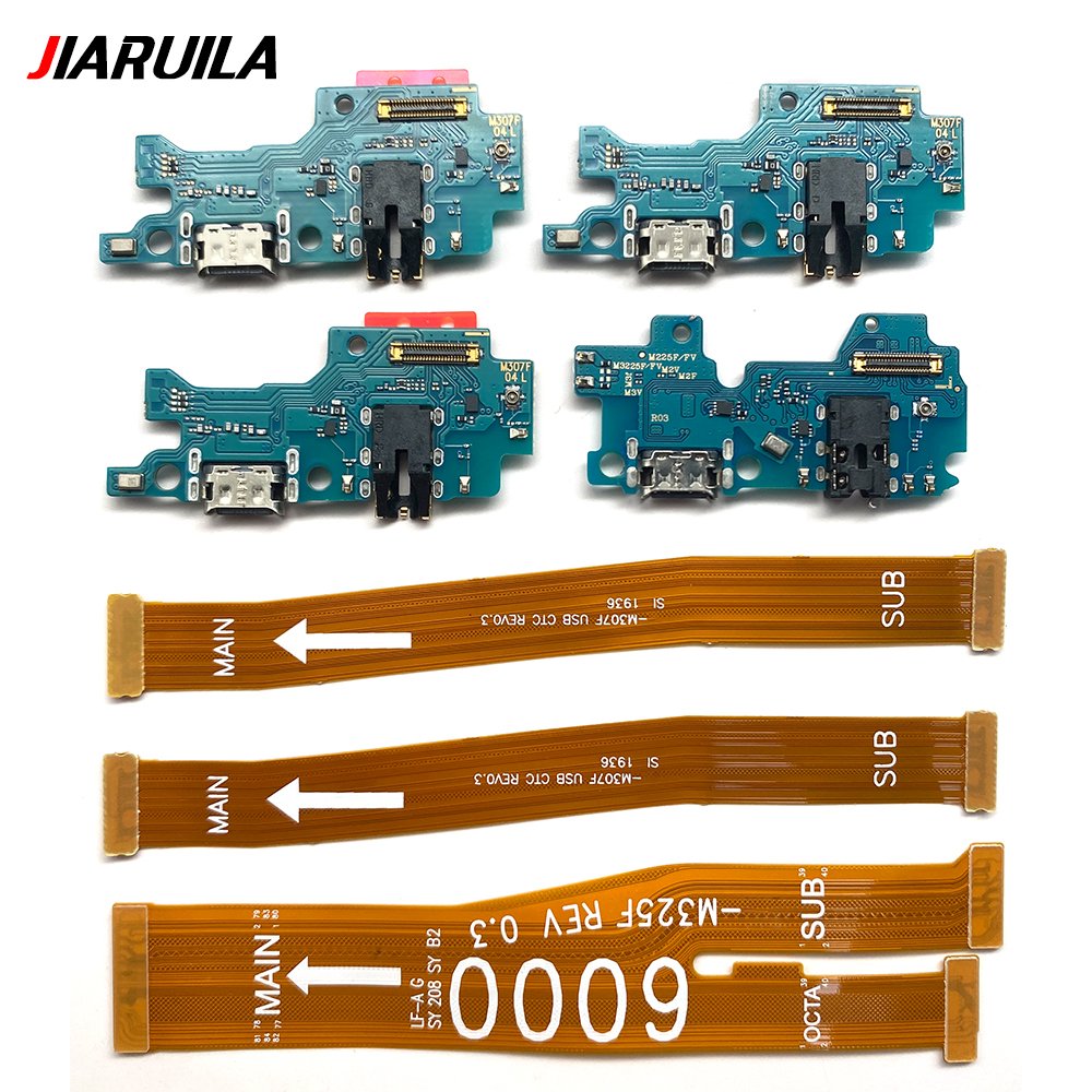Mobile Phone Flex Cable Dock Connector Motherboard Flex USB Charging Port For SamsungM21 M31 M32 M325F conector de carga celular