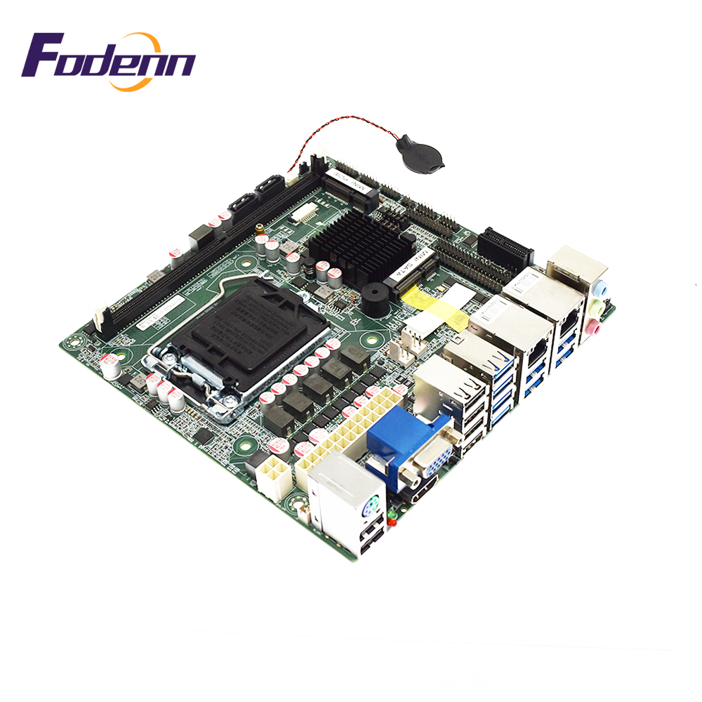 Fodenn Intel Core 6-7th I3/I5/I7 Processor 8*USB3.0 6*USB2.0 10*COM LGA1151 MINI-ITX Desktop Industrial Motherboard