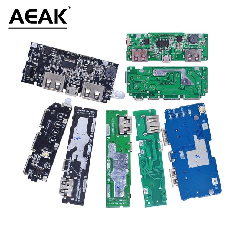5V PD pcb Mobile Power Bank Dual USB Battery 18650 Step Up Module Charger PCB Power Accessories Lcd Display