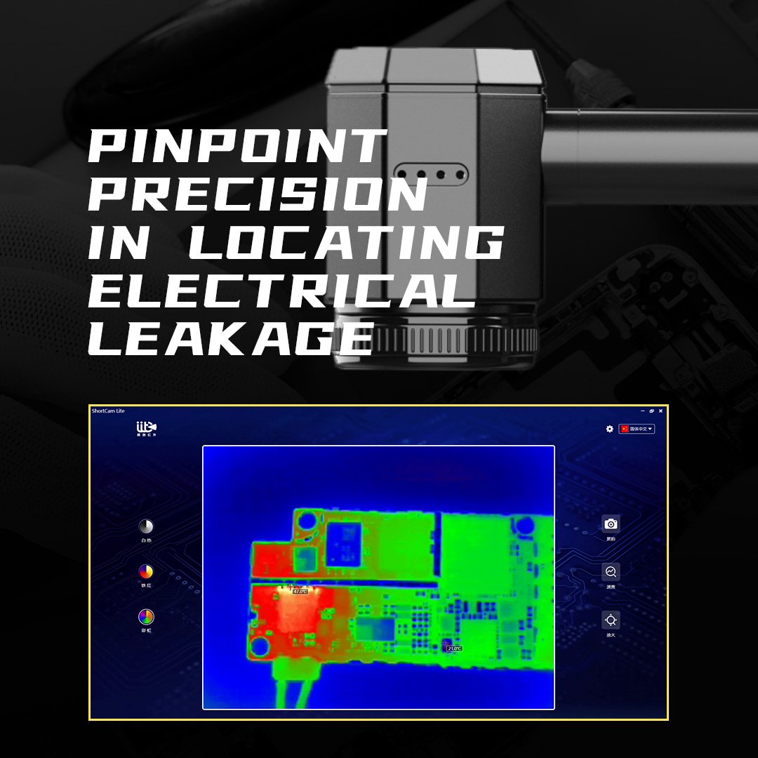 LANGCHI 4th Shortcam lite Infrared Folding Rapid Thermal Imaging Diagnosis Instrument Camera For Phone PCB Leakage Repair Tool