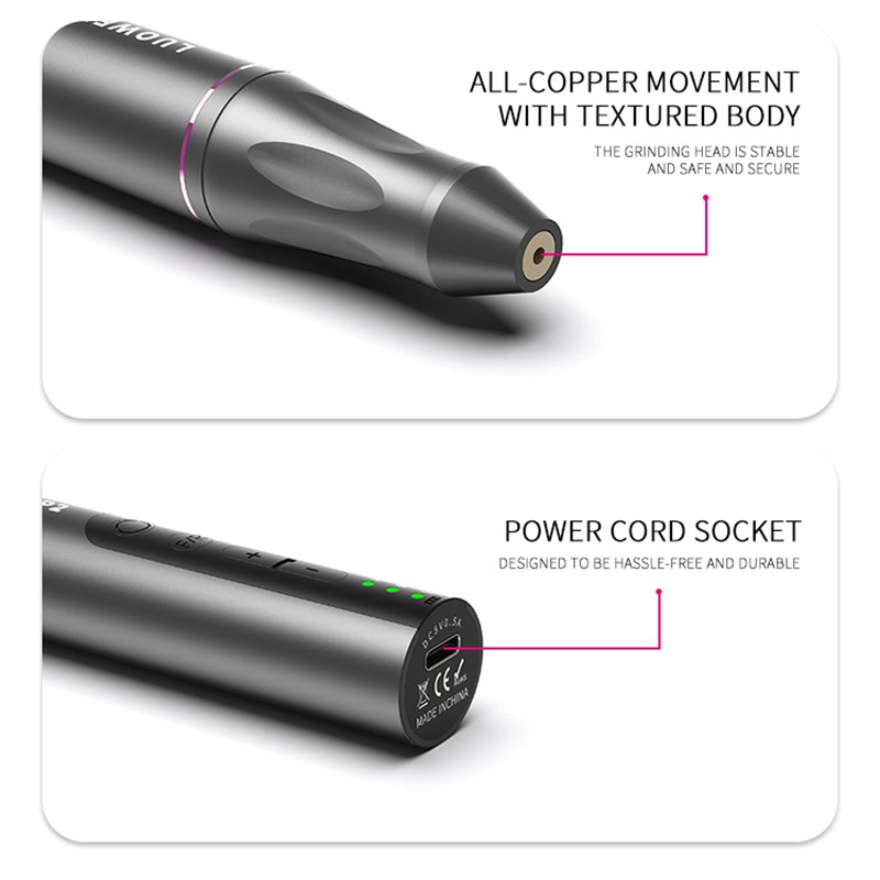 LUOWEI LW-P2 Smart Rechargeable Sanding Tool Polishing Pen For Mobile Phone Repair