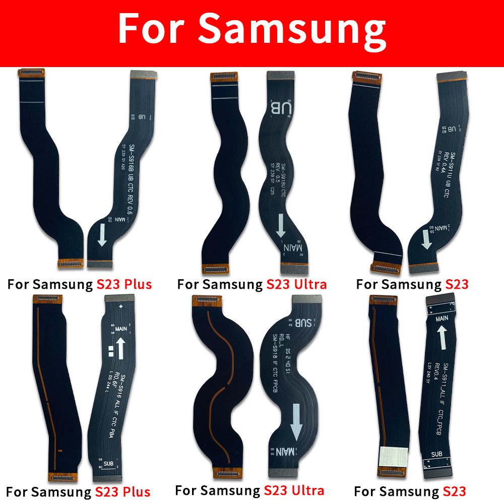 Wholesale LCD Flex Cable For Samsung S21 S22 S23 4G 5G Plus Ultra Main flex connect Board Motherboard Parts Mobile phone Parts
