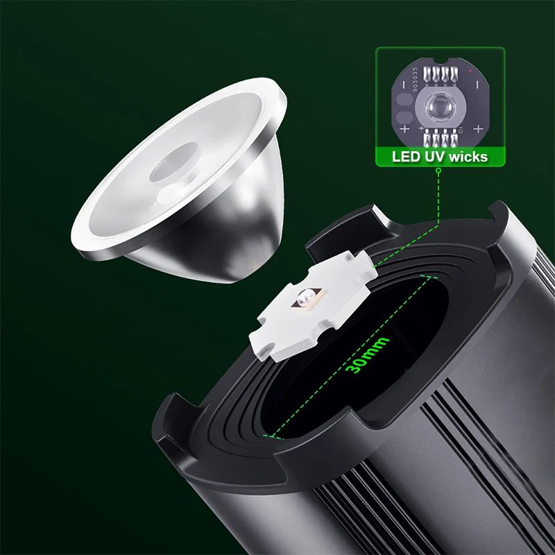 UV395 UV Intelligent Green Oil Curing LED UV Lamp Battery For Phone Motherboard PCB LCD Solder Repair Oil Adhesive
