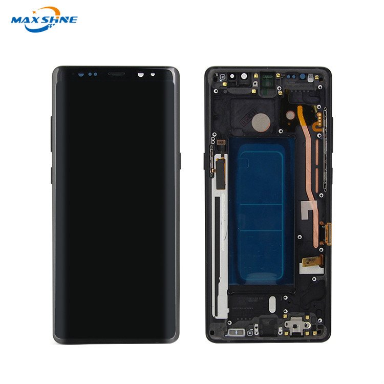 Original note8 N950F LCD For Samsung Galaxy Note 8 Display With Frame Super AMOLED Note 8 SM-N950A N950U LCD Touch Screen Parts