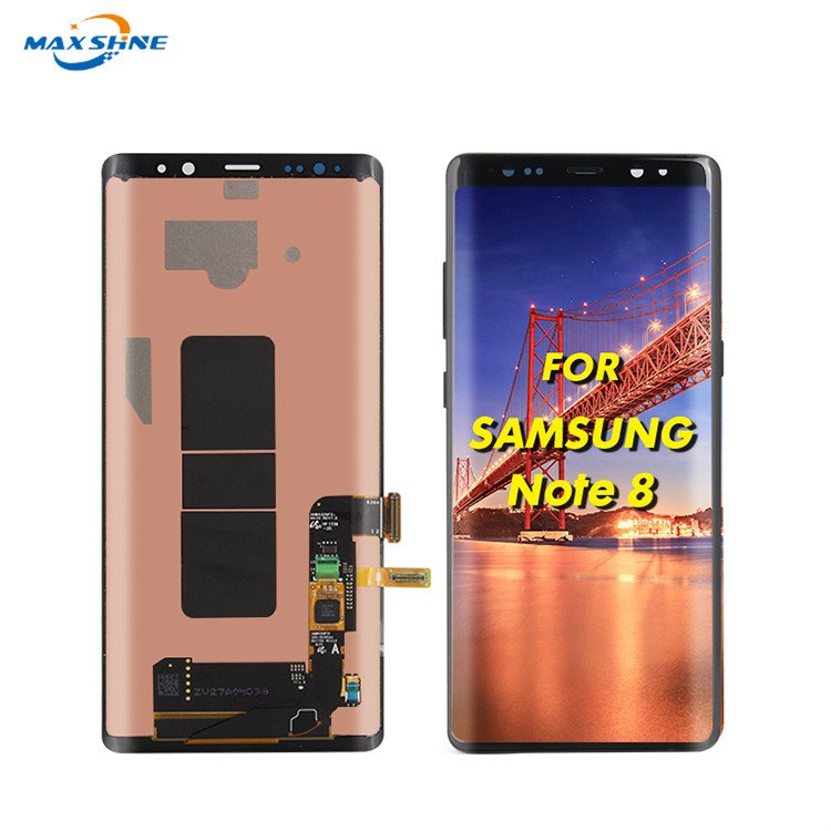 Original note8 N950F LCD For Samsung Galaxy Note 8 Display With Frame Super AMOLED Note 8 SM-N950A N950U LCD Touch Screen Parts