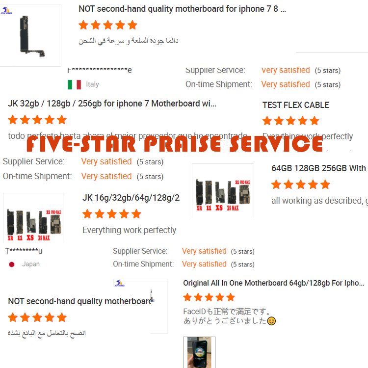 Joyking Full Tested Original Unlocked Logic Board For Iphone X/xs / 11/11 Pro/ Max Motherboard With / Without Face Id S