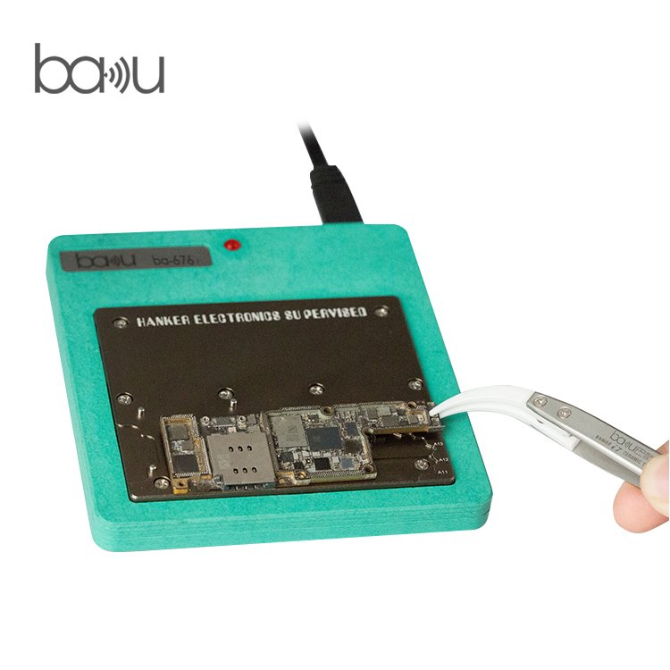 BAKU ba-676 PCB IC glue remove thermostatic heating platform portable mini cell phone repair platform