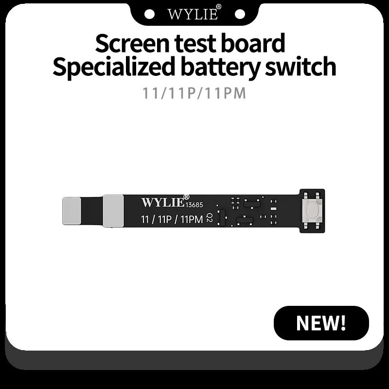 Wylie Screen Test Board Battery Switch Flex Cable For Phone 8-15PM Motherboard And Connect Seat Protect