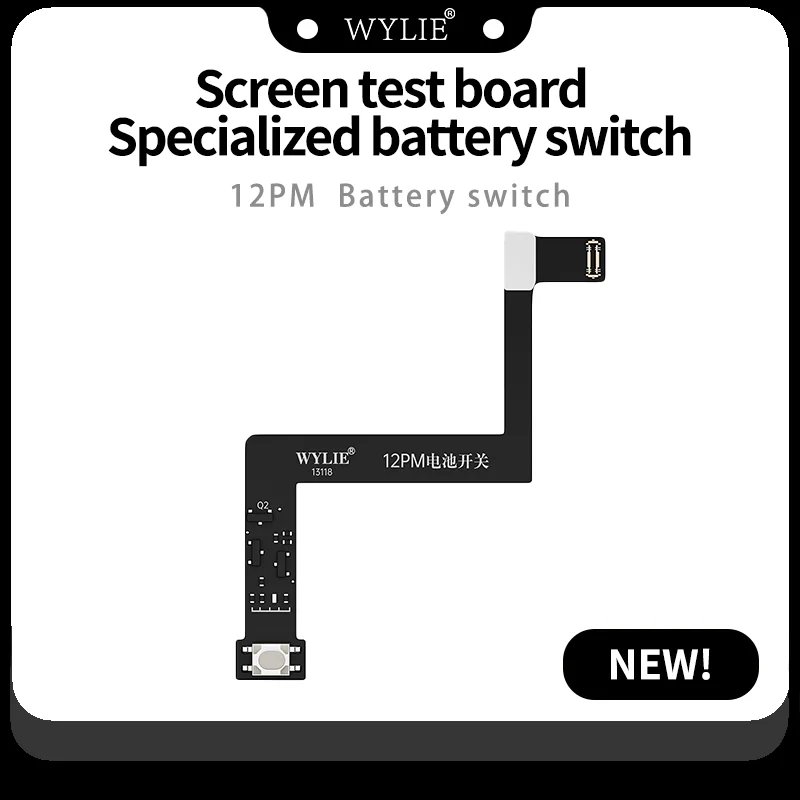 Wylie Screen Test Board Battery Switch Flex Cable For Phone 8-15PM Motherboard And Connect Seat Protect