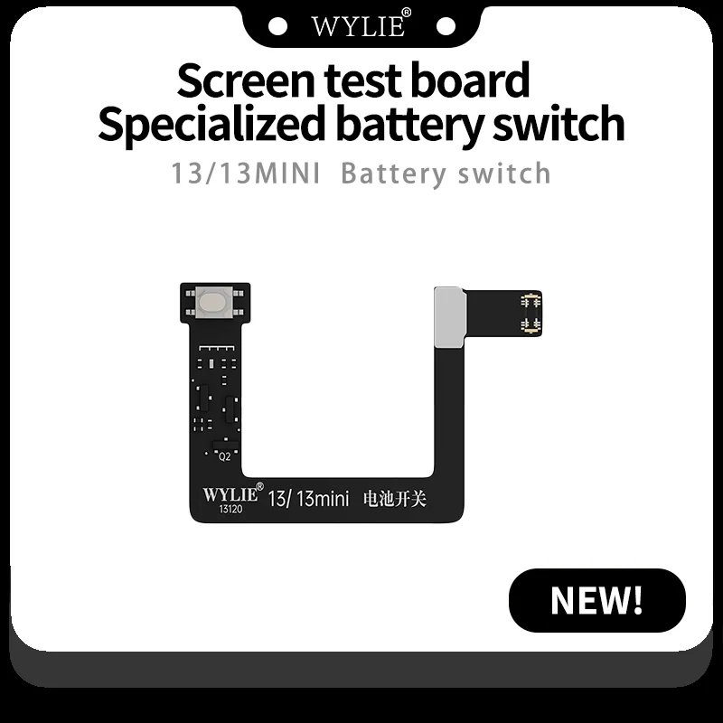 Wylie Screen Test Board Battery Switch Flex Cable For Phone 8-15PM Motherboard And Connect Seat Protect