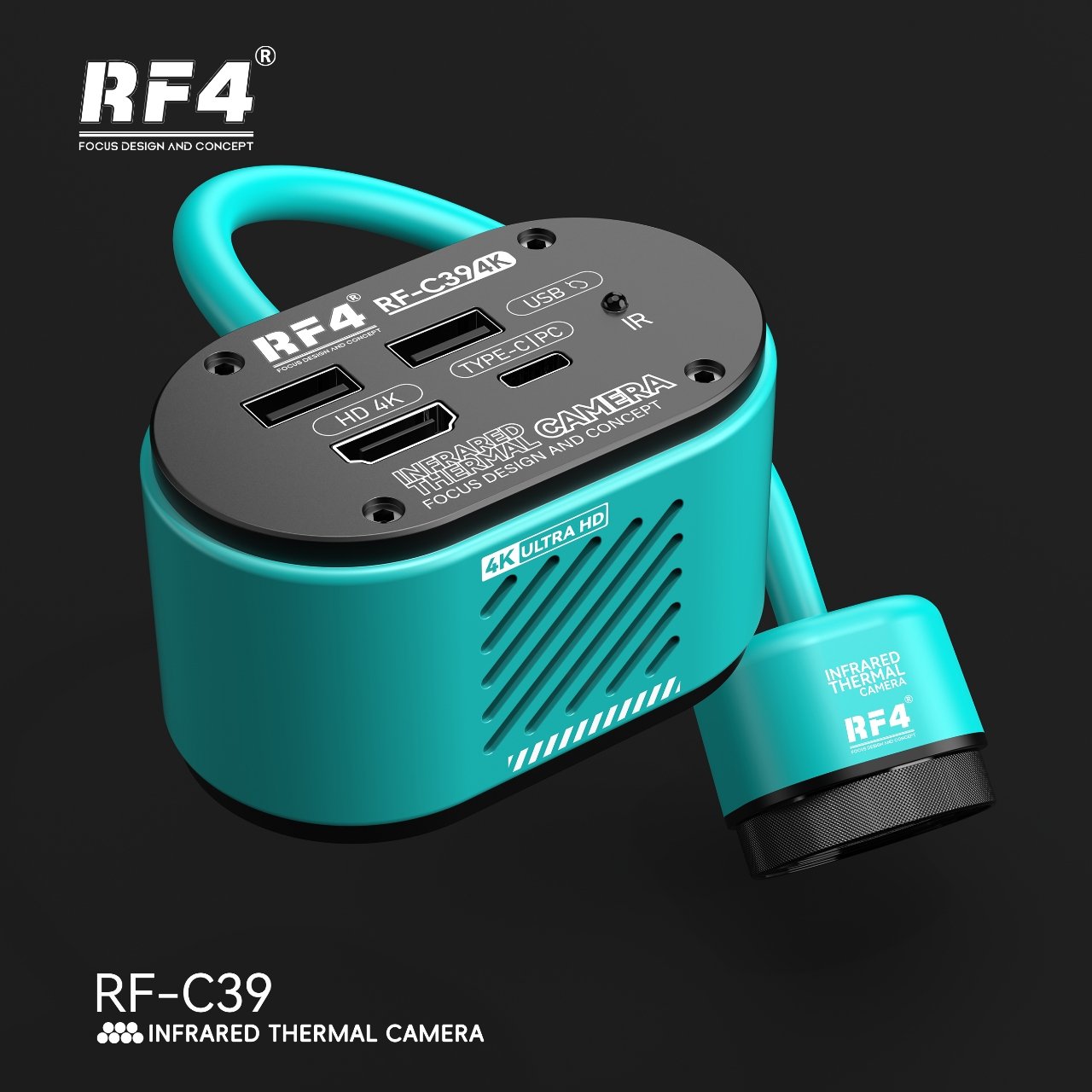 RF-C39 infrared imaging camera for microscope PCB motherboard analyzing tools