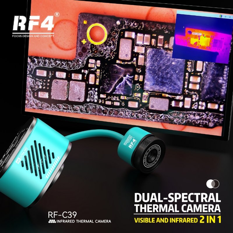 RF-C39 infrared imaging camera for microscope PCB motherboard analyzing tools