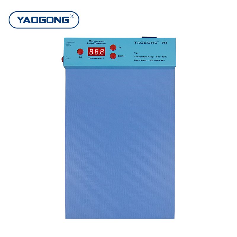 YAOGONG 918 14 Inch Vacuum Glasses Preheating Remover Station Mobile Broken Phone Repair Tool LCD Screen Separator Machine