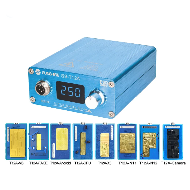 SUNSHINE SS-T12A Motherboard Layered Face Heating Disassembly Platform N13 N11 N12 X3 M6 CPU IC Chip Rework Desoldering Station
