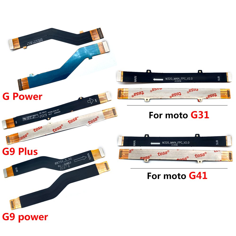 Mobile Phone Flex Cables For Moto G100 G71 G60 G50 G31 G41 G42 G9 Power Play Plus G 5G Motherboard Main Board Connector Flex