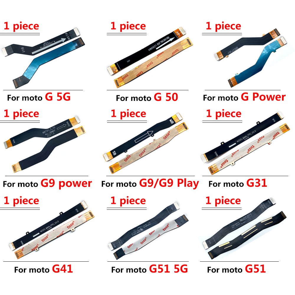 Mobile Phone Flex Cables For Moto G100 G71 G60 G50 G31 G41 G42 G9 Power Play Plus G 5G Motherboard Main Board Connector Flex