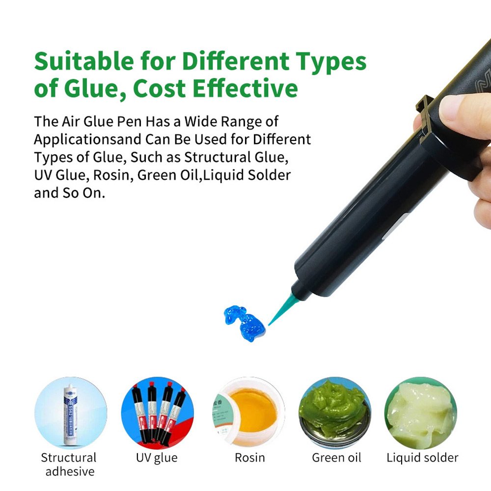 Nasan Automatic Pressure Relief Built-In Solenoid Valve Pneumatic Dispensing Pen Motherboard IC Repair Tool