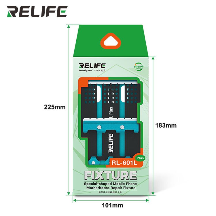 RELIFE RL-601L Plus Motherboard Repair Fixture Chip Heat Dissipation Design for Mobile Phone Special-shaped Motherboard