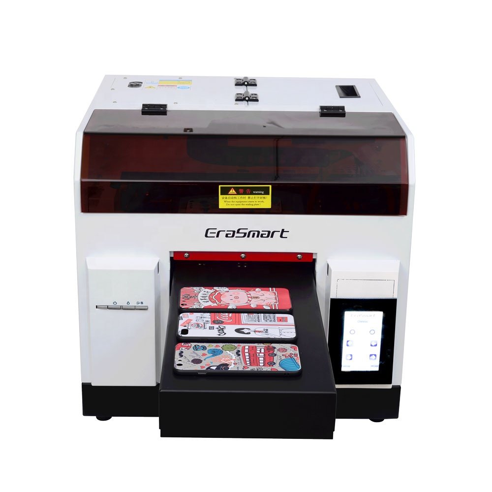 L800 Printhead 6 Color A4 Size DIY Led flat bed Mini uv printer a4
