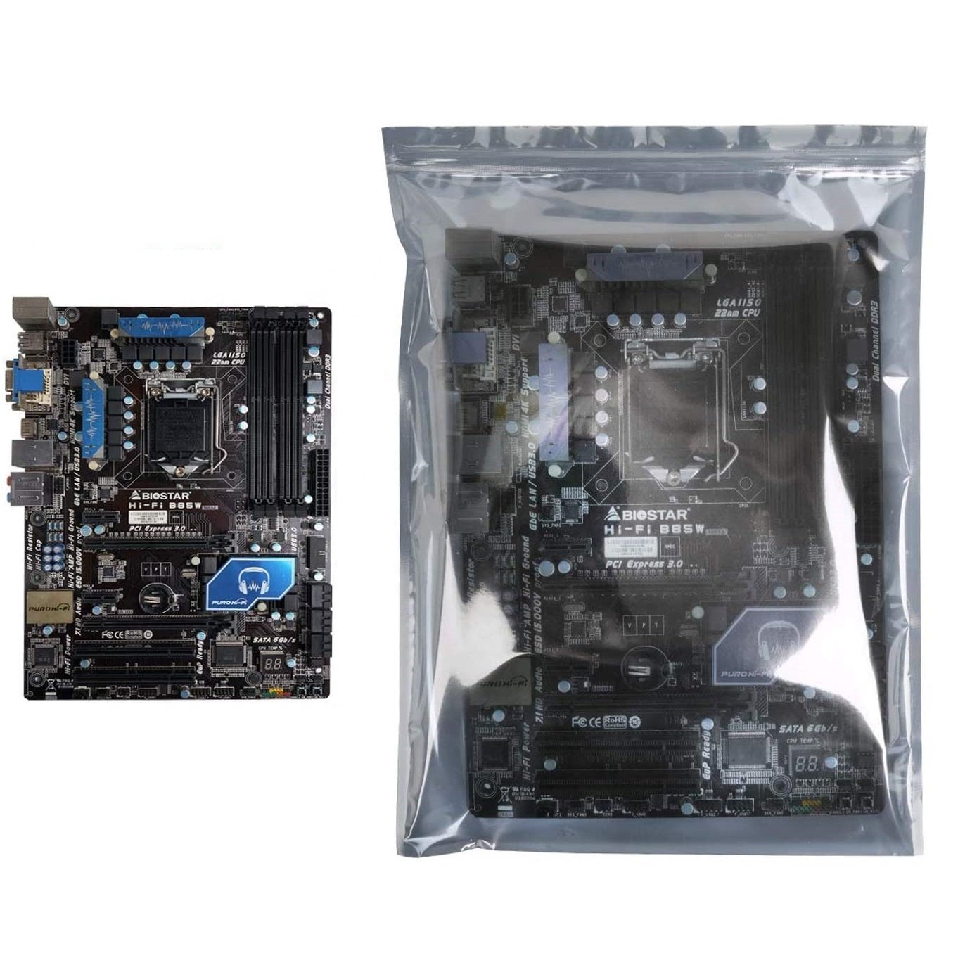 Vietnam origin static proof anti static bag vacuum sealer electrostatic bag anti static bag manufacturers