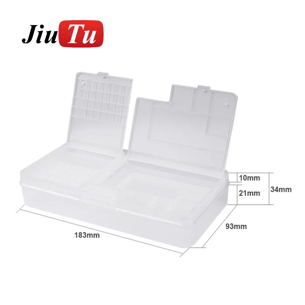 Phone Repair Storage Box Double Layer Storage Box Multi-function Phone LCD Screen Motherboard IC Chips Parts Organizer Case