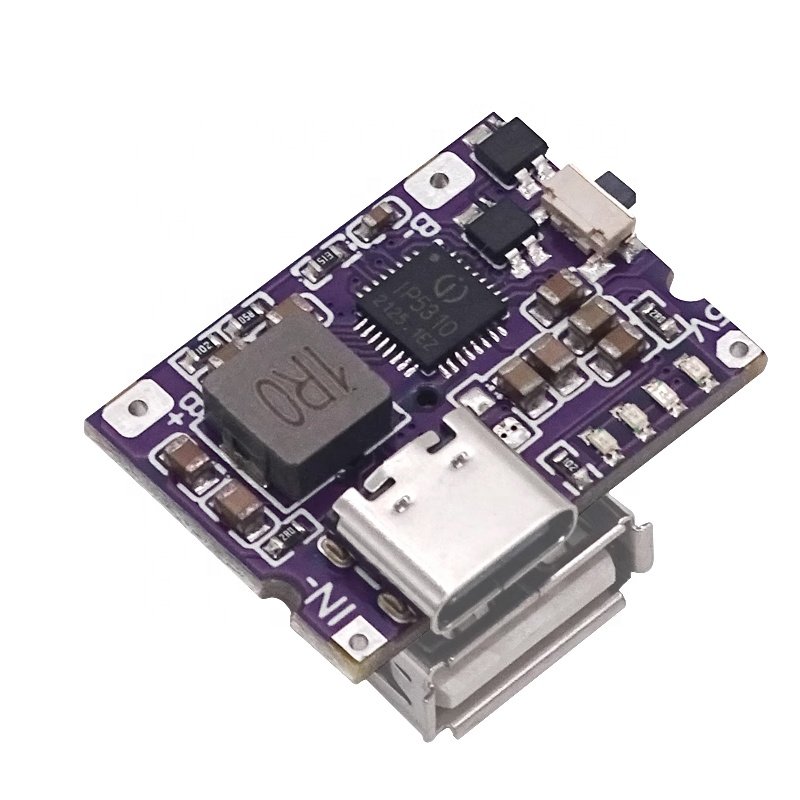 Mini type-c charger motherboard 3A charging and discharging integrated module can charge mobile phone 5V to 4.2V