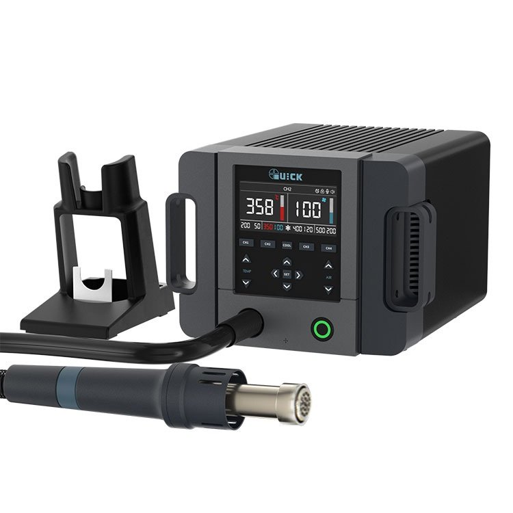 QUICK 861PRO 1300W Smart Hot Air Desoldering Station BGA SMD Rework Station For Mobile Phone Motherboard PCB Repair Station