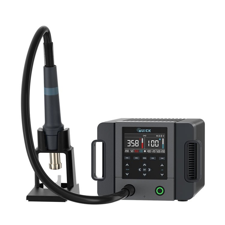 QUICK 861PRO 1300W Smart Hot Air Desoldering Station BGA SMD Rework Station For Mobile Phone Motherboard PCB Repair Station