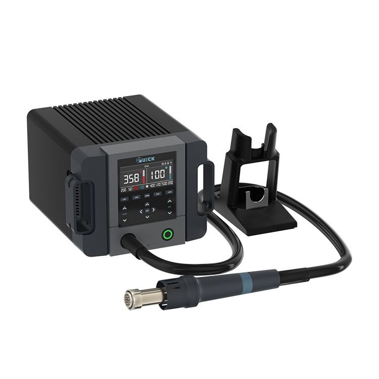 QUICK 861PRO 1300W Smart Hot Air Desoldering Station BGA SMD Rework Station For Mobile Phone Motherboard PCB Repair Station