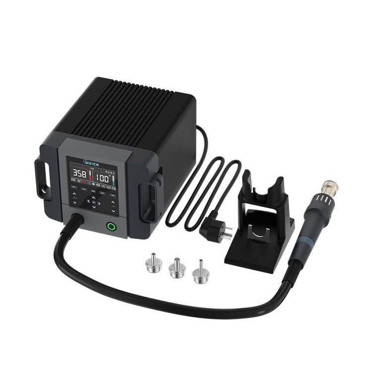 QUICK 861PRO 1300W Smart Hot Air Desoldering Station BGA SMD Rework Station For Mobile Phone Motherboard PCB Repair Station