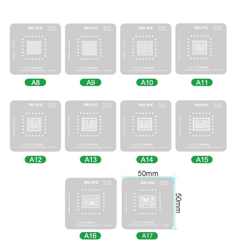RELIFE RL-601MA A8-A17 IP CPU Repair Fixture Set Tin Planting Platform For Mobile Phone Repair Tools