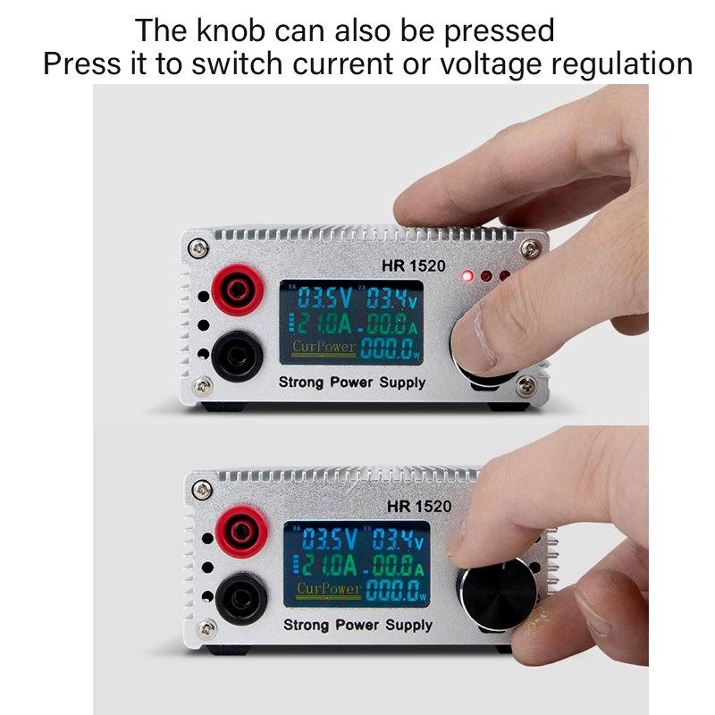 YAOGONG HR1520 Strong Power Supply for Computer Motherboard Short Circuit Detection Burn Mobile Phone Repair Tool Short Killer